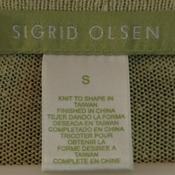 Sigrid Olsen 2-in-1 Light 3/4 Sleeve Sweater - Picture 7 of 9